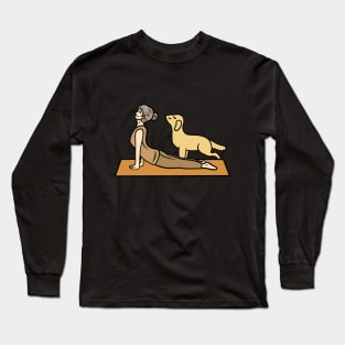 Yoga Upward Facing Dog Pose Long Sleeve T-Shirt